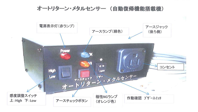 アンカーサービス(総販売元)オートリターン・メタルセンサー