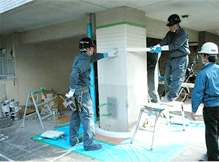 大阪城平成の大改修工事に一次協力業者として施工参加